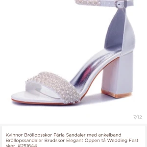 Bröllpssko balsko ny oanvänd st 37 - Helt ny oanvänd klacksko från fantastiska JJ House i Australien. Passar dotterns fot som brukar använda sneakers i st 37,5. 