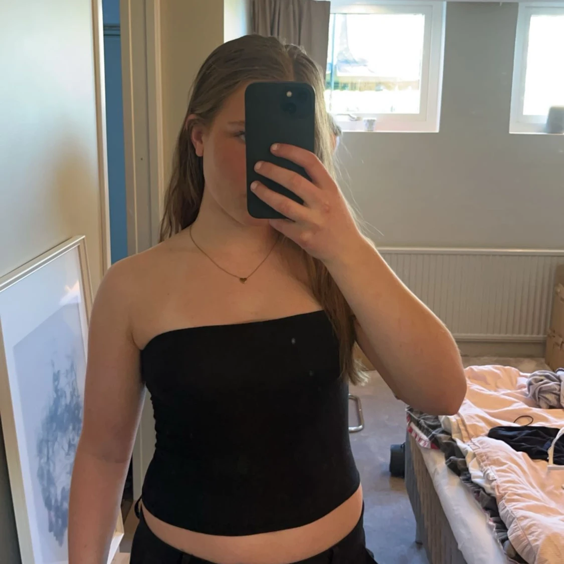 svart tubtop hm - 90