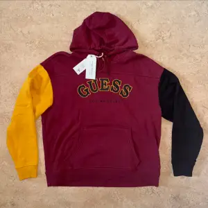Helt ny Guess Hoodie Blocked colourway Broderat tryck