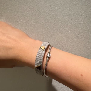 Jeansarmband #5 - Jeansarmband av återvunnet tyg 🩷