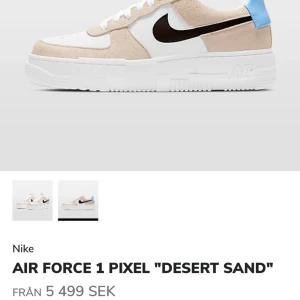 Air force 1 pixel ”desert sand” - säljer dessa sååå snygga skorna då de inte kommer till användning, helt underbara till våren!!!  köpta för 5499kr för något år sedan som nya, skriv vid intresse, kom gärna med egna prisförslag 🩵
