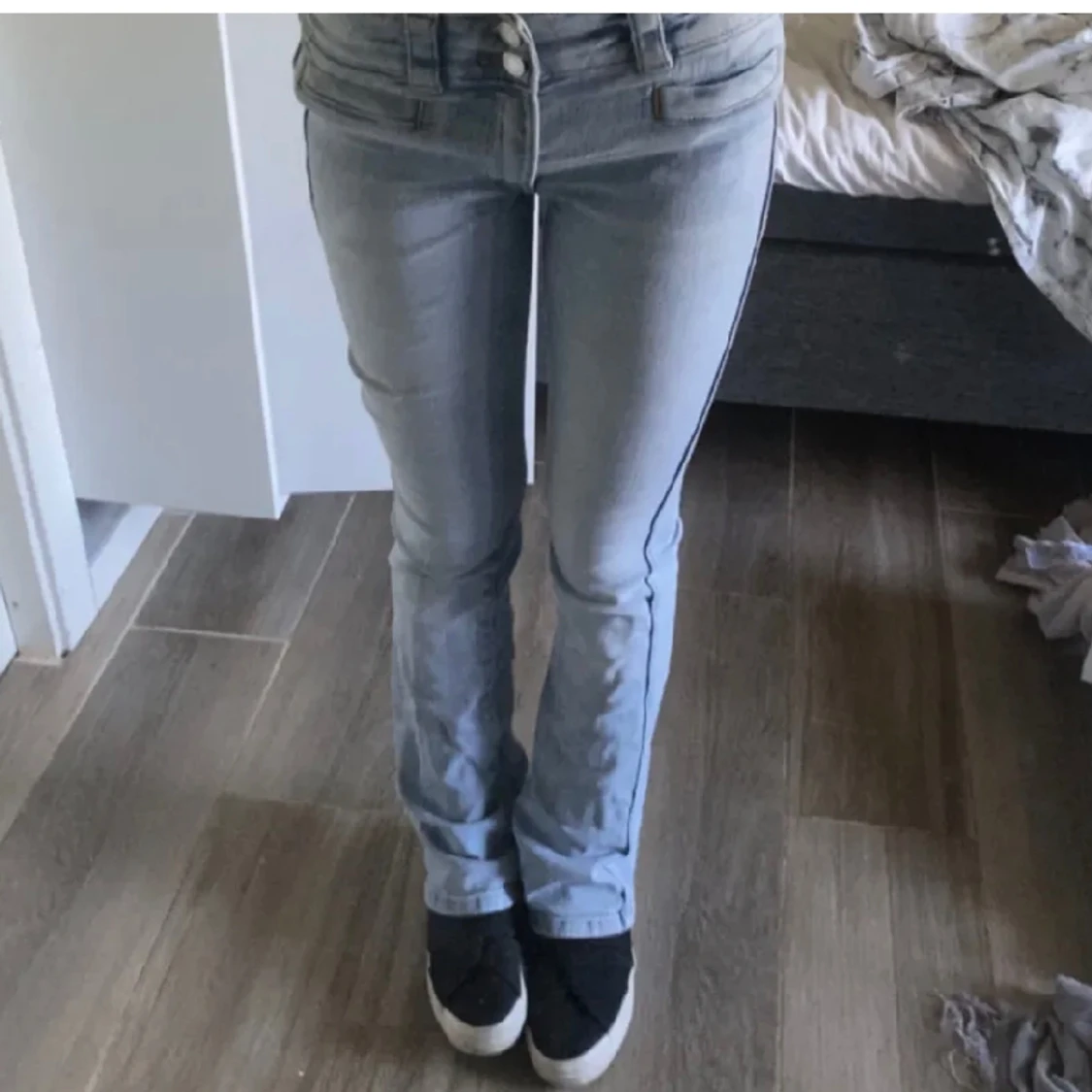 Lågmidjade jeans