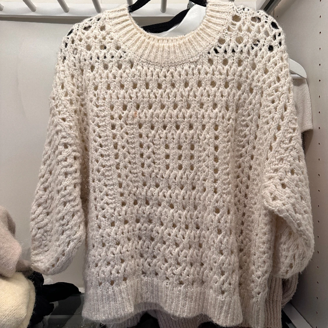 Stickad Trekvarts tröja  - 91