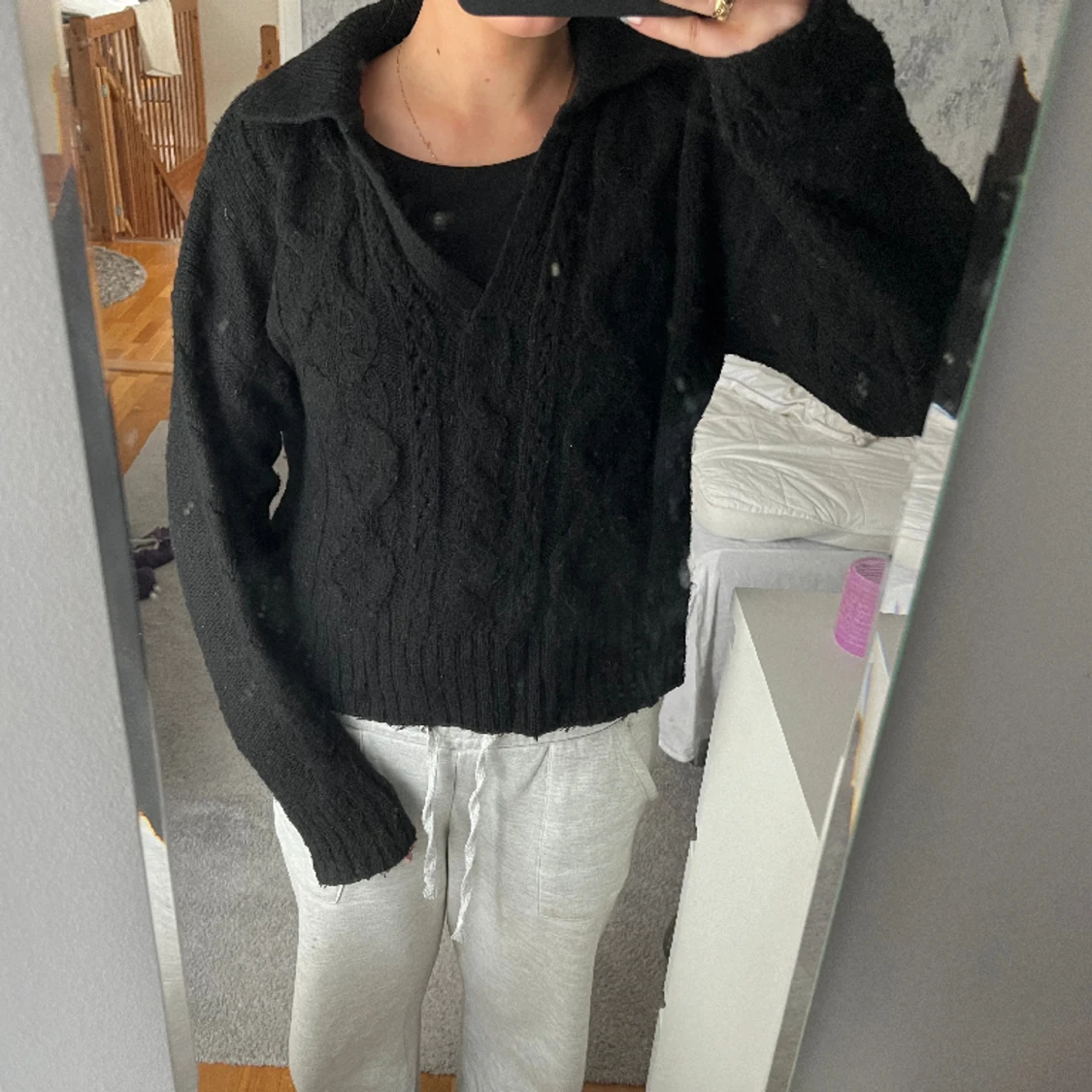 Fin stickad tröja - 90