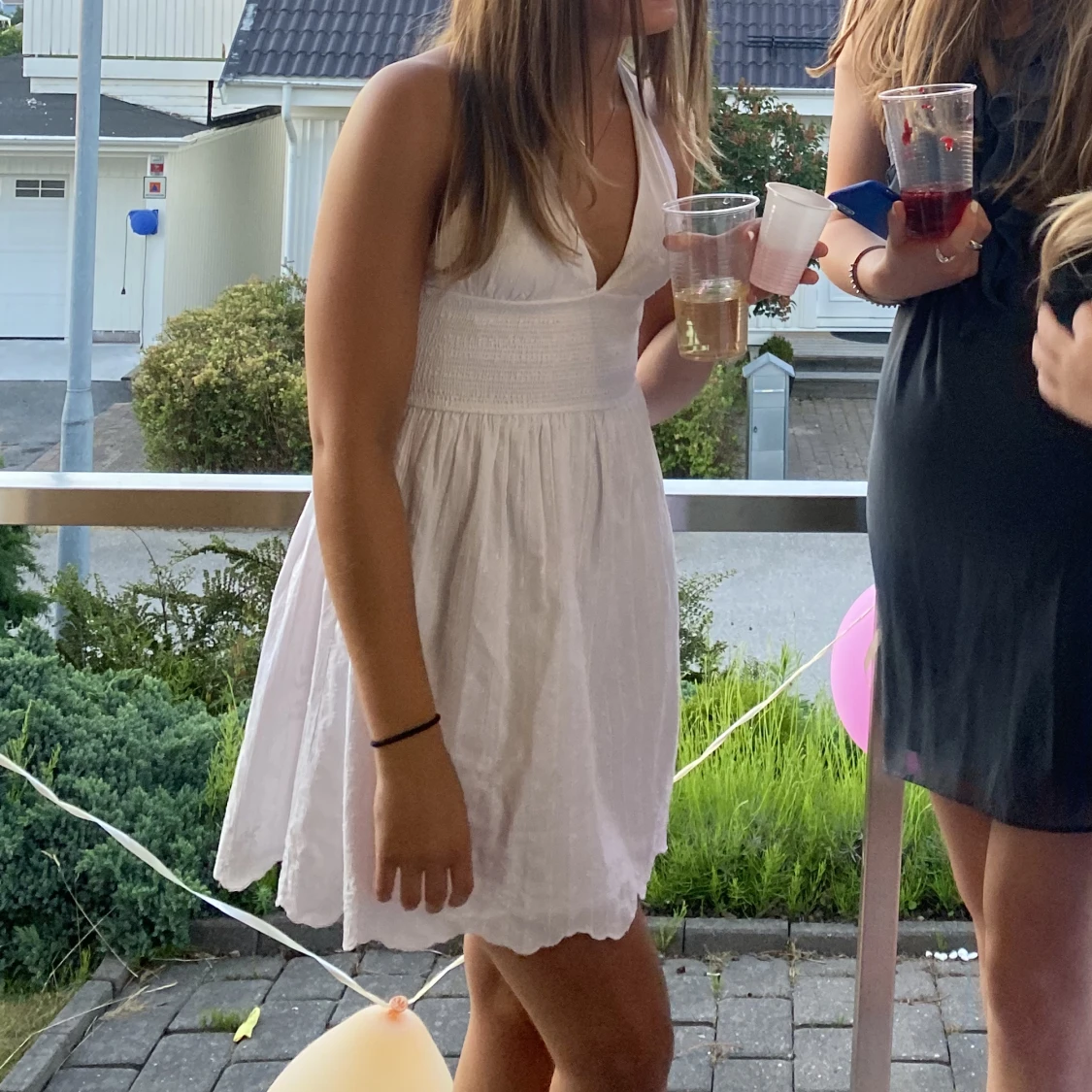 Vit Zara Klänning! 🤍 - 90