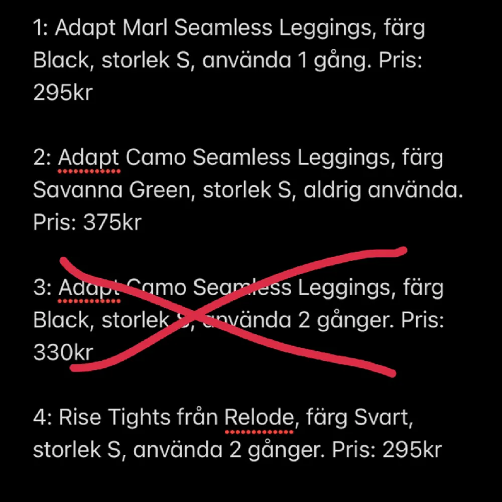 Säljer dessa tightsen då jag har väldigt många o de ej kommer till användning! Knappt använda, nyskick. Mer info i bild 2!. Jeans & Byxor.