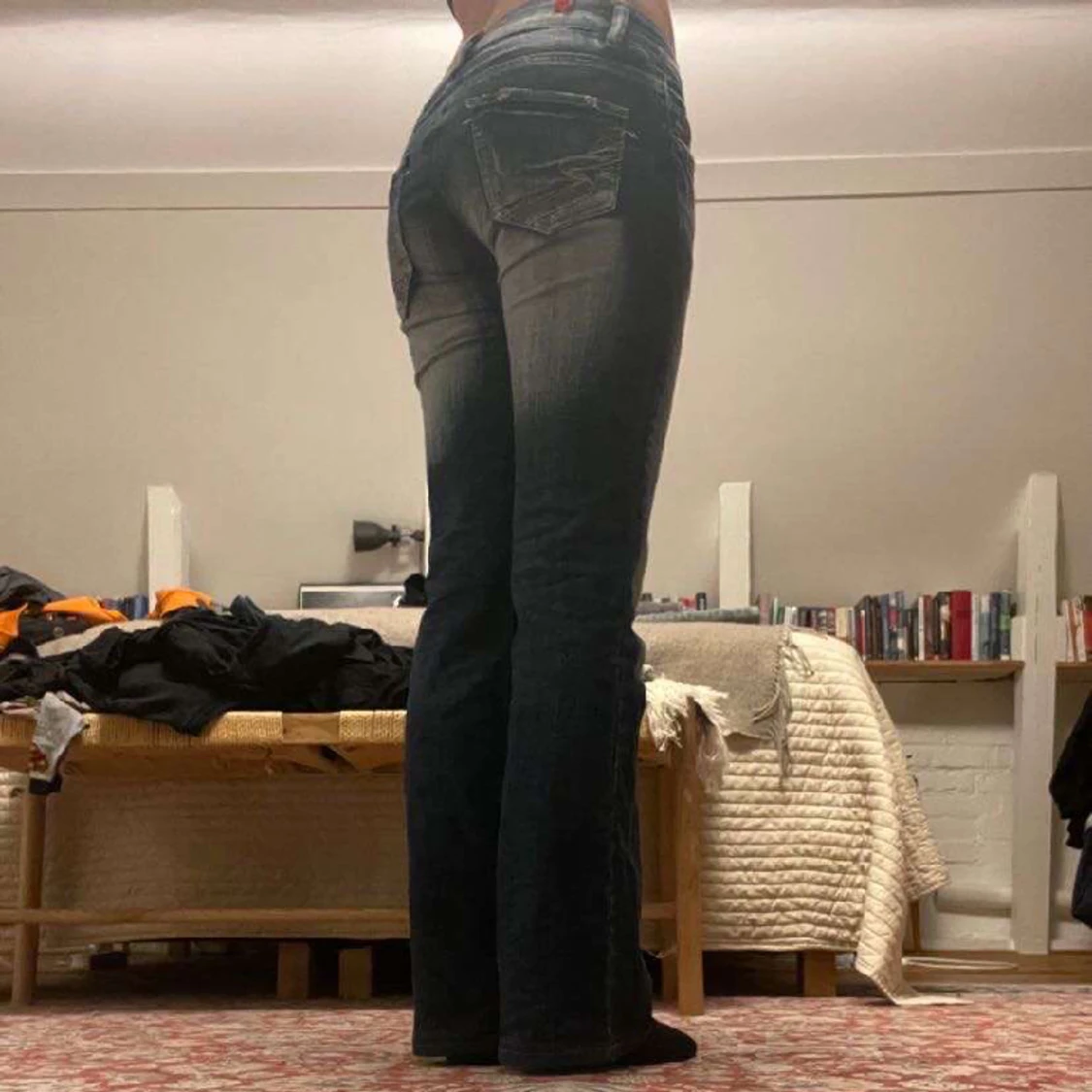 Låga jeans 