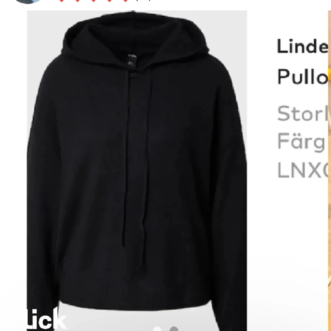 Lindex hoodie - 90