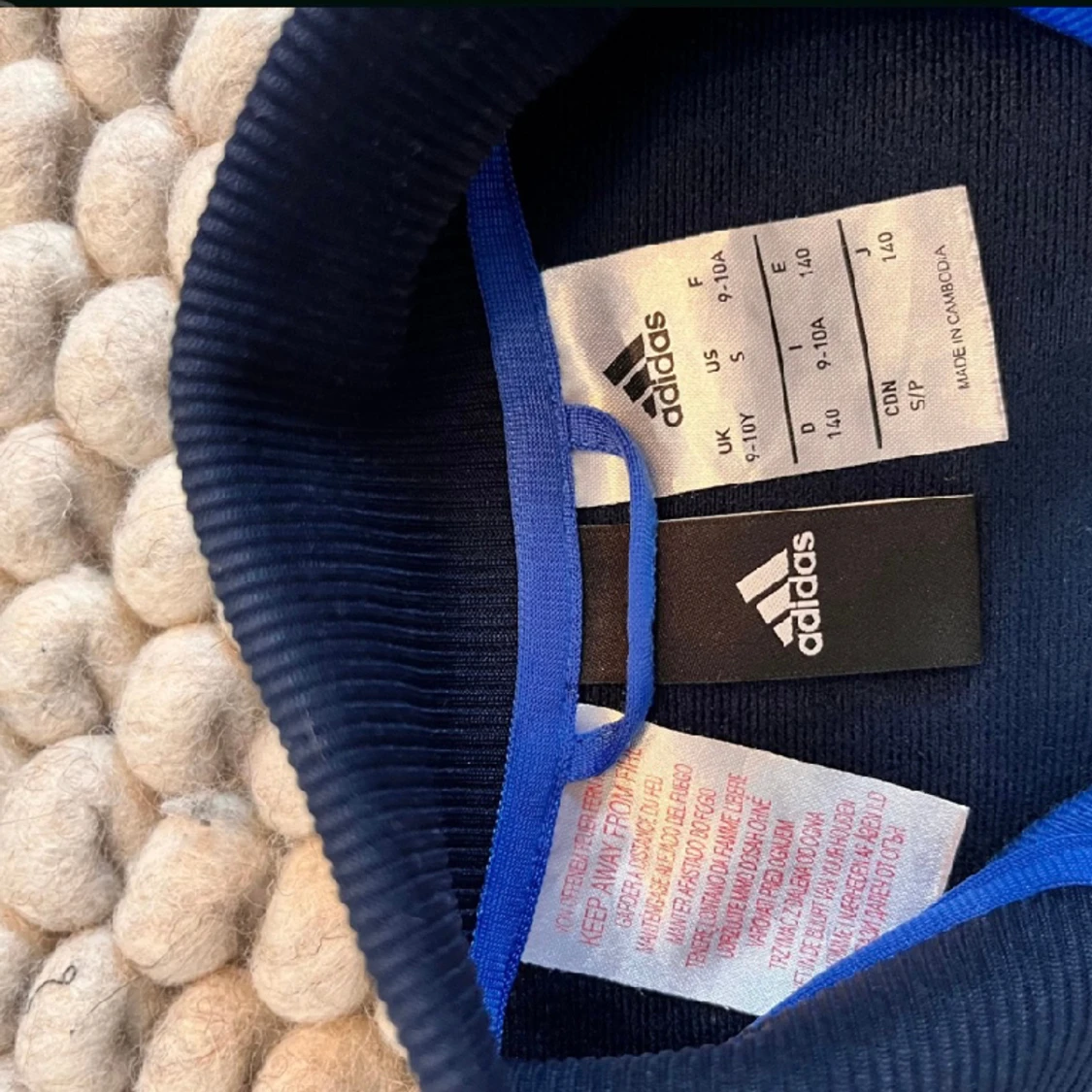 Adidas zip-tröja junior - 90