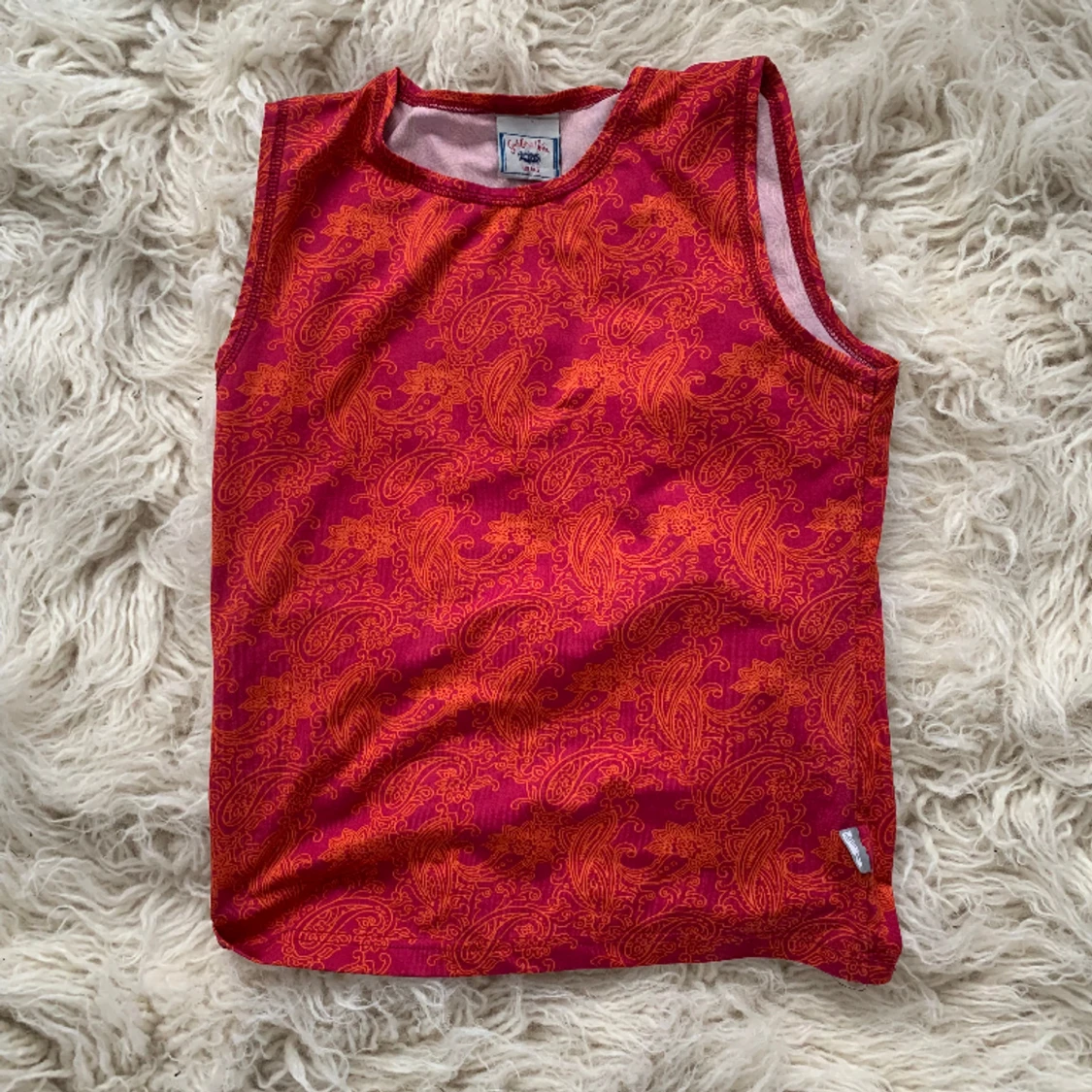 Ärmlös topp linne - 90