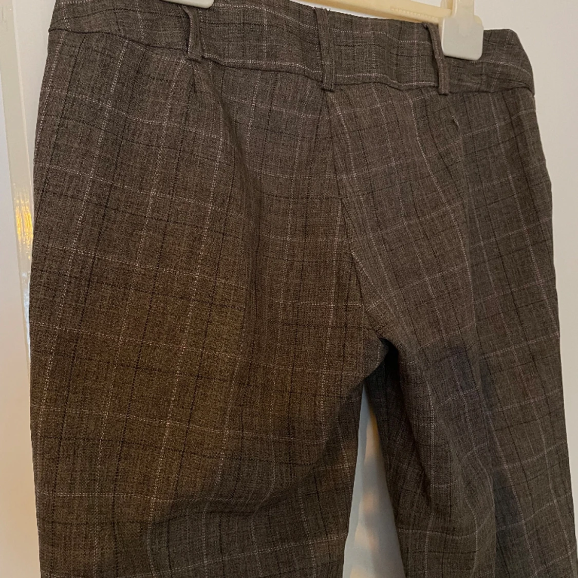 Lowaisted rutiga kostymbyxor  - 90