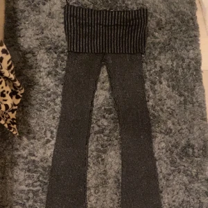 Glittriga yogapants - Stretchiga yogapants, vida, Köpta utomlands, aldrig använda