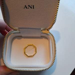 Jätte fin ring med små stenar i storlek 16mm, endast provad. Märket ANI är skapat av Bianca ingrosso och Lovisa worge.