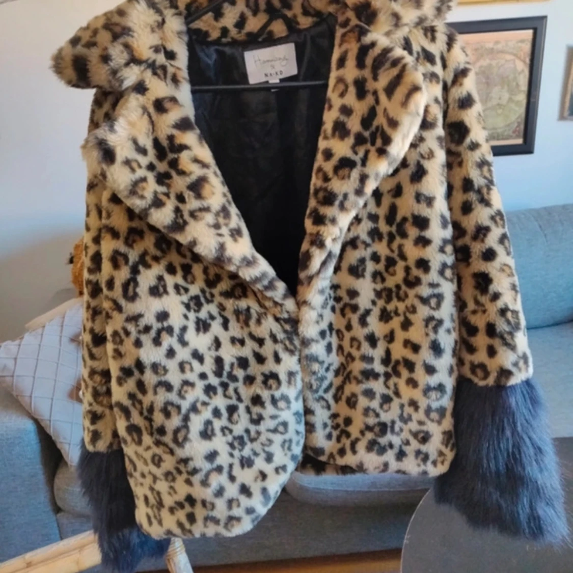 Unik leopard jacka  - 90