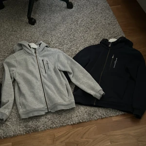 Sail racing hoodie - Den blåa är i jätte bra skick, den gråa har en litet hål på ena armen och en liten fläck 250 kronor styck