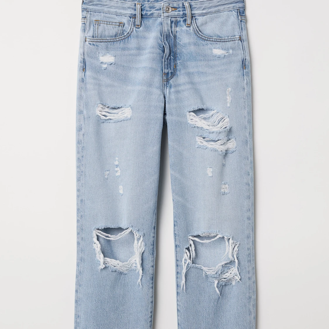 Straight high jeans