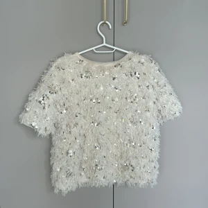 paljett tröja zara - super fin tröja fråm zara barn avdelning, helt slutsåld kostade 220 om jag inte minns fel använt max 5 gånger säljer pågrund av att ja inte använder den passar som en storlek S 