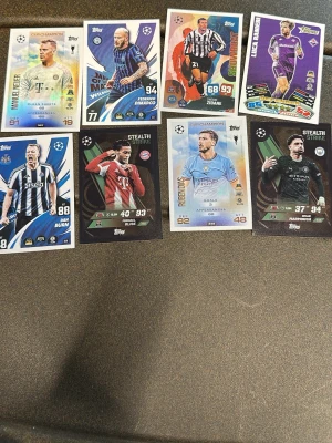 Samling fotbollskort Champions League - Fotbollskort med värdet upp till 300kr 