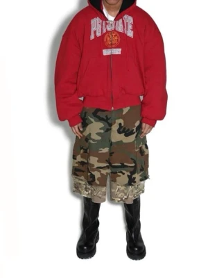 Project G/R - Project G/R Layered skirt camo reworked shorts  Sz 3, adjustable waist from S-L