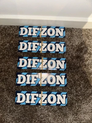 100 stycken Djurgården stickers/klibbor  - 100 stycken 