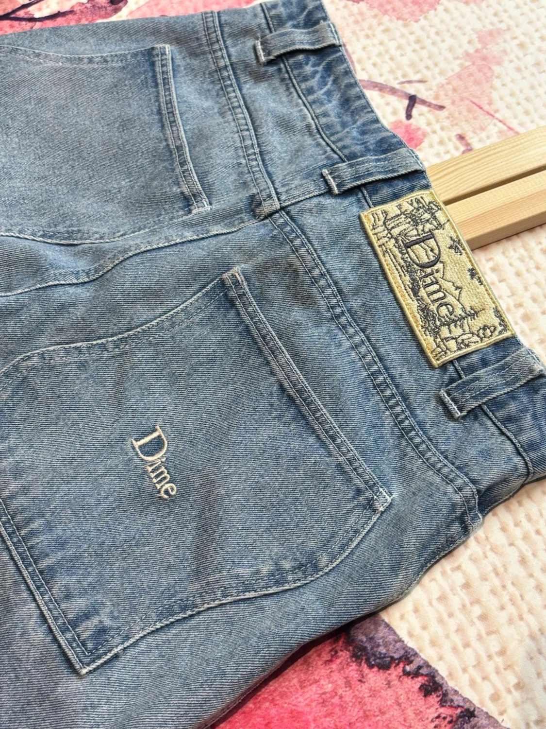Dime Baggy Denim Jeans / Light Blue Skate Pants - 2
