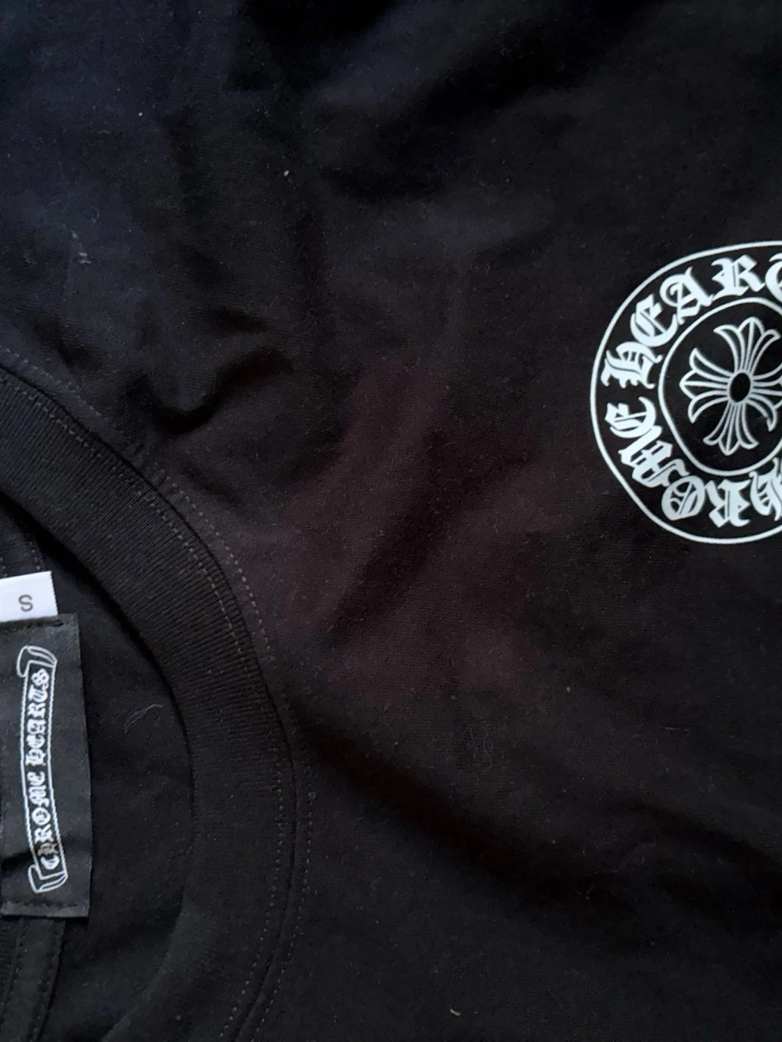 Svart långärmad t-shirt Chrome Hearts - 1