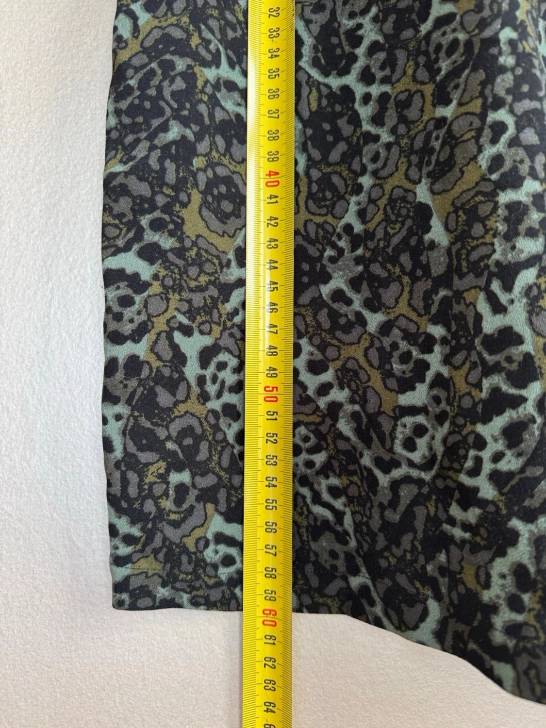 Leopardmönstrad blus i grönt  - 2
