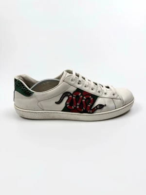 Gucci Ace Snake Skor  - Gucci Ace Snake Sneakers | Storlek UK 8 / 42 | Skick 8/10 | Nypris ca 7300kr | 100% autentiska |