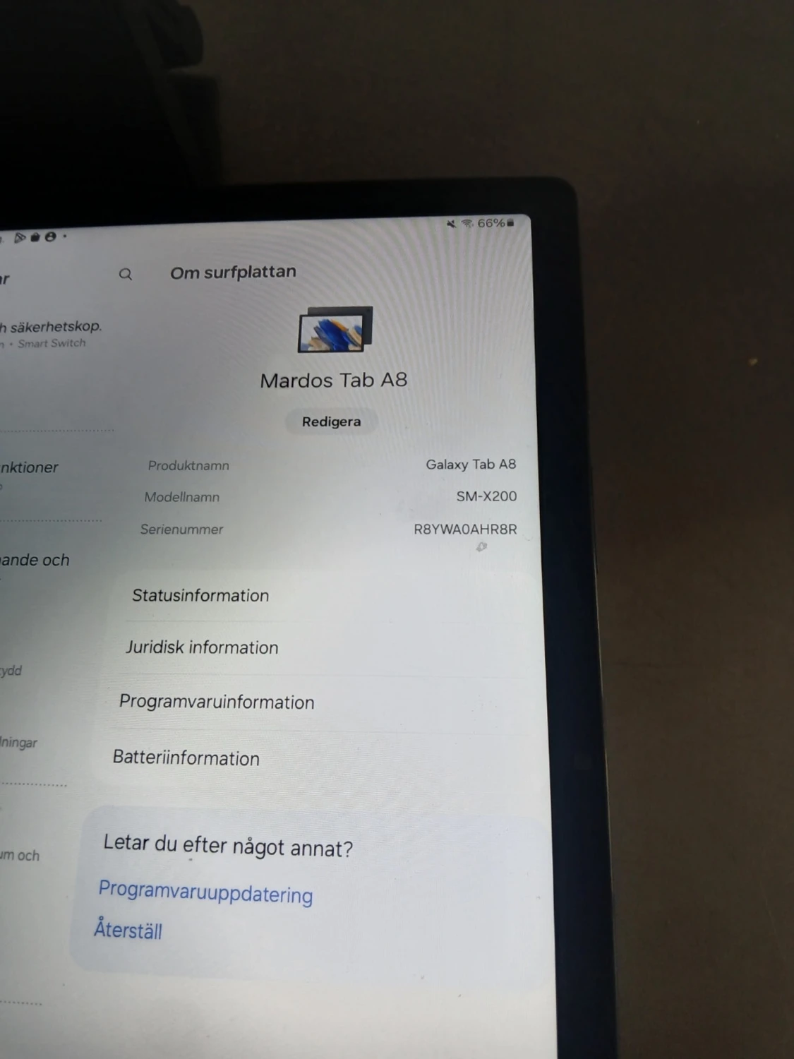 Samsung Galaxy Tab A8 surfplatta - 2