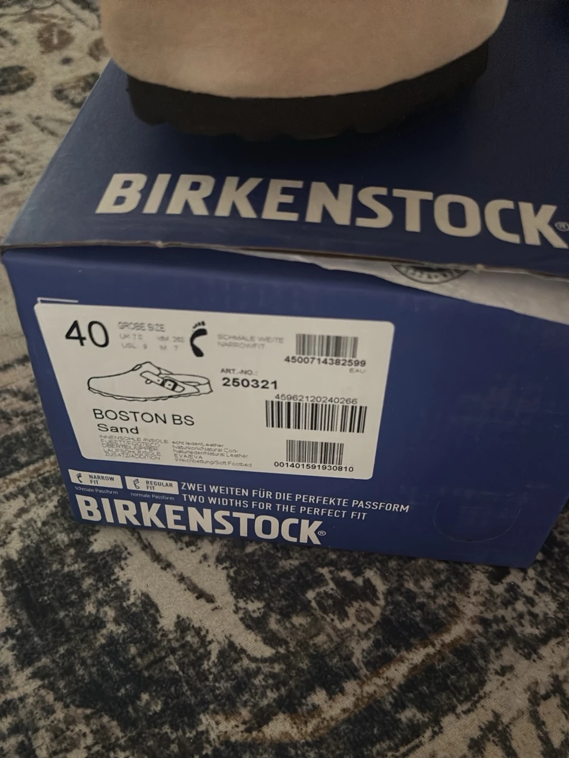 Birkenstock Boston bs ’sand’ - 1