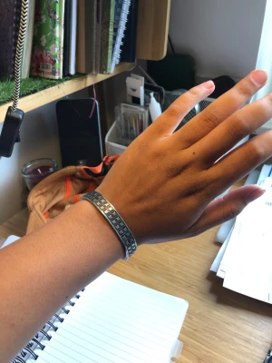 Silverfärgad armband  - Silverfärgad armband gjord av bestick skaft 