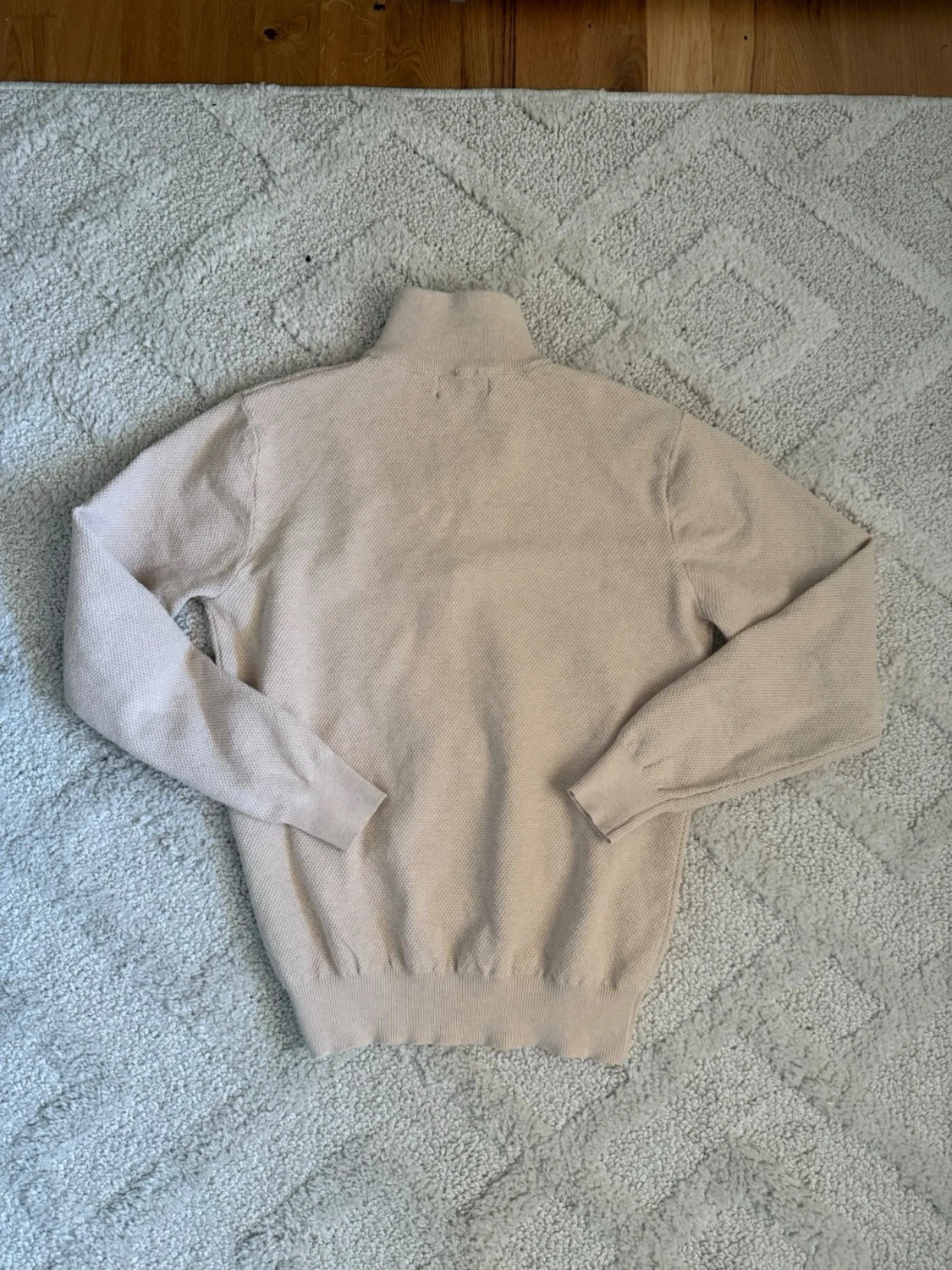 Ralph Lauren Half Zip Sweatshirt – Beige - 4