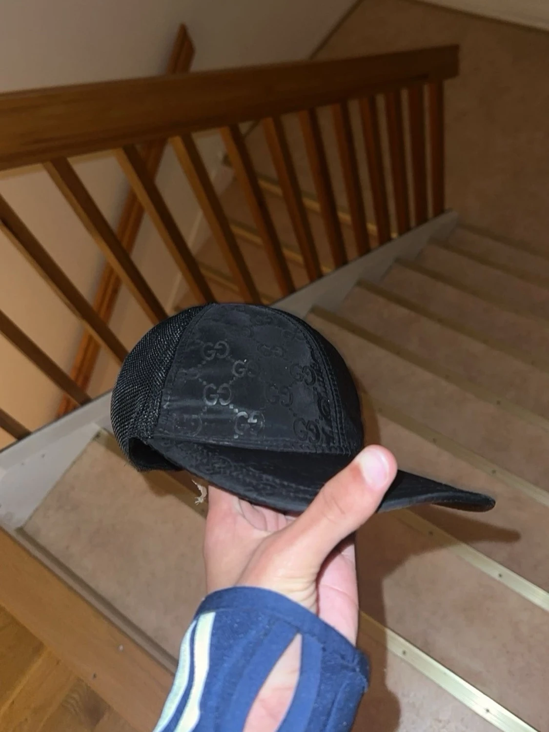 Svart meshkeps från Gucci