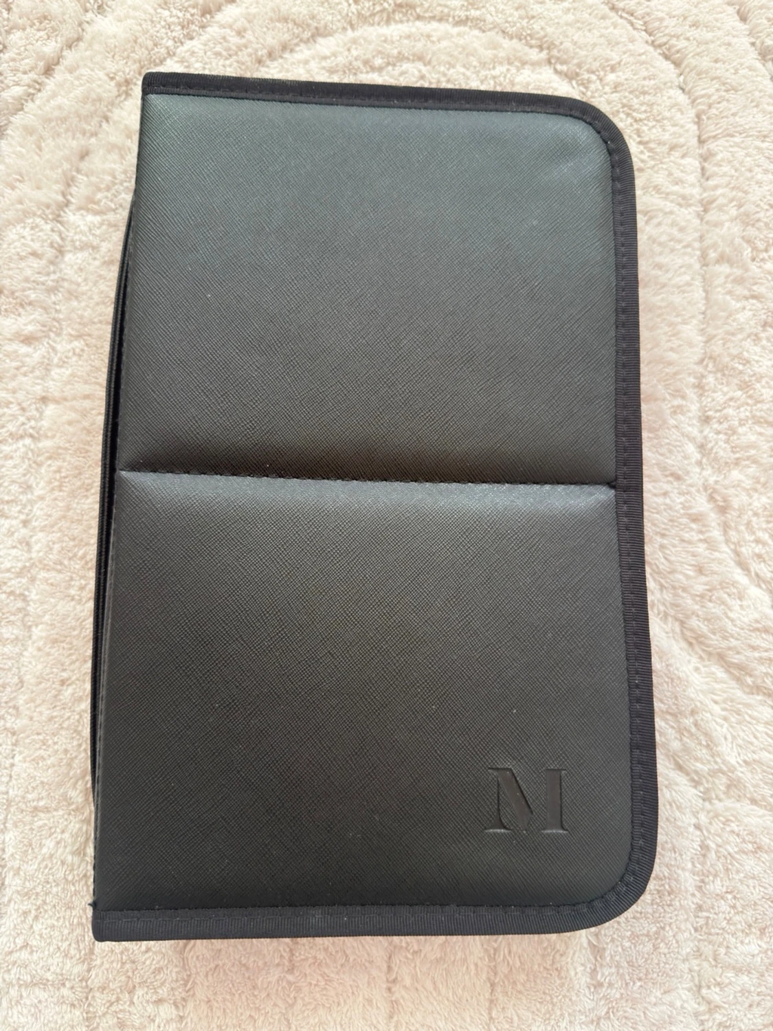 Svart sminkborst väska från morphe