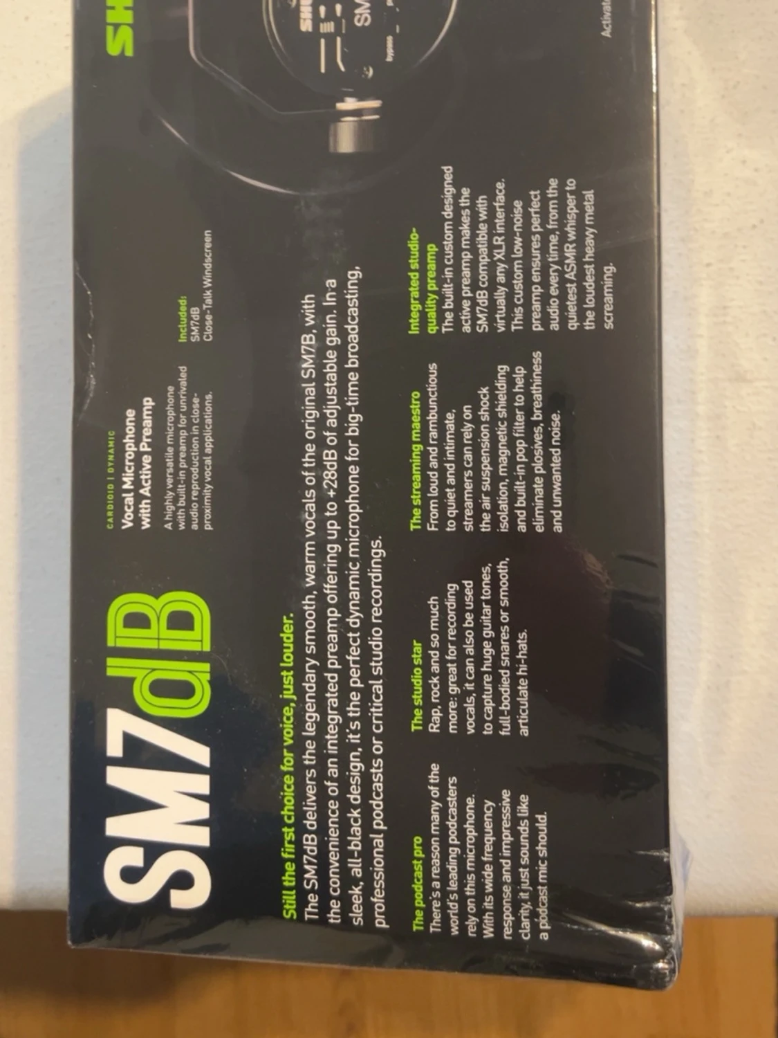 Shure SM7dB dynamisk mikrofon - 3