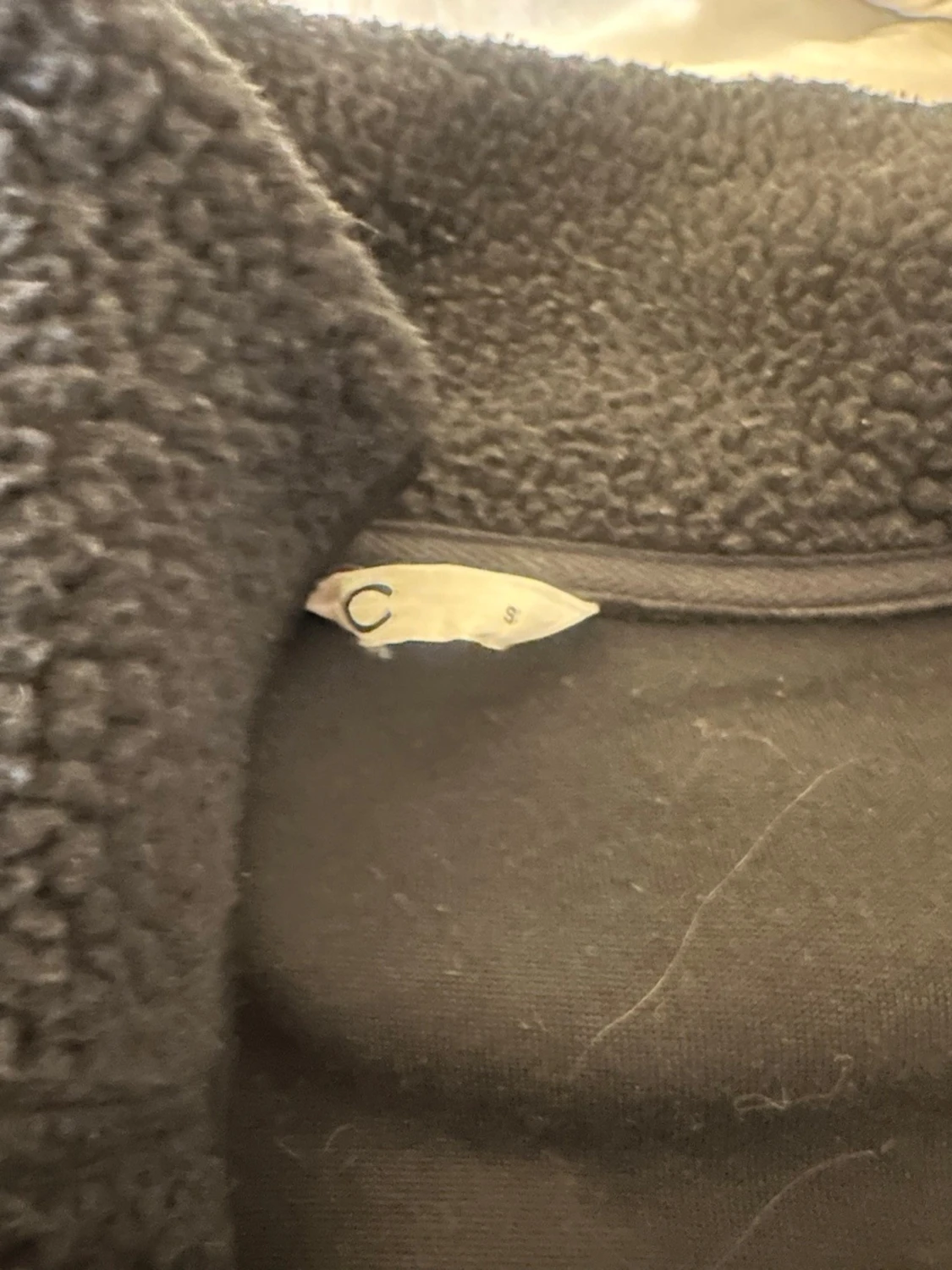 Svart teddyjacka - 1