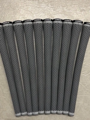 Lamkin Golfgrepp - 10 stycken grå Lamkin Crossline 360 standard golfgrepp