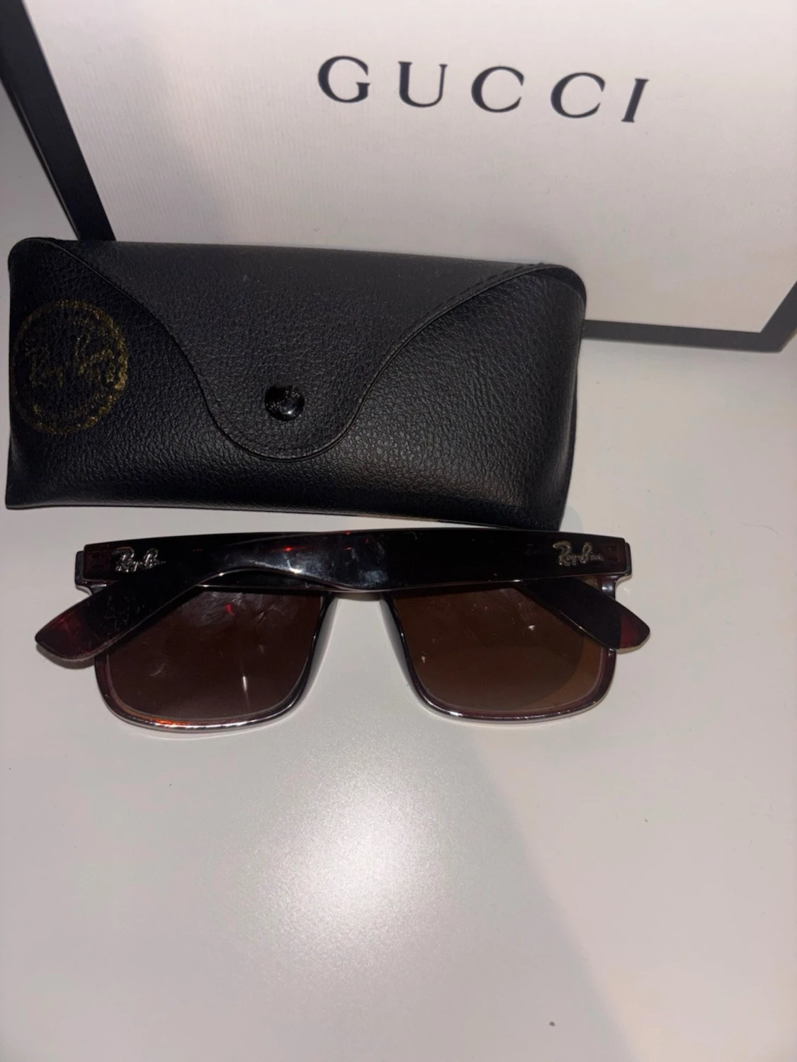 Svarta Ray-Ban solglasögon Wayfarer - 1