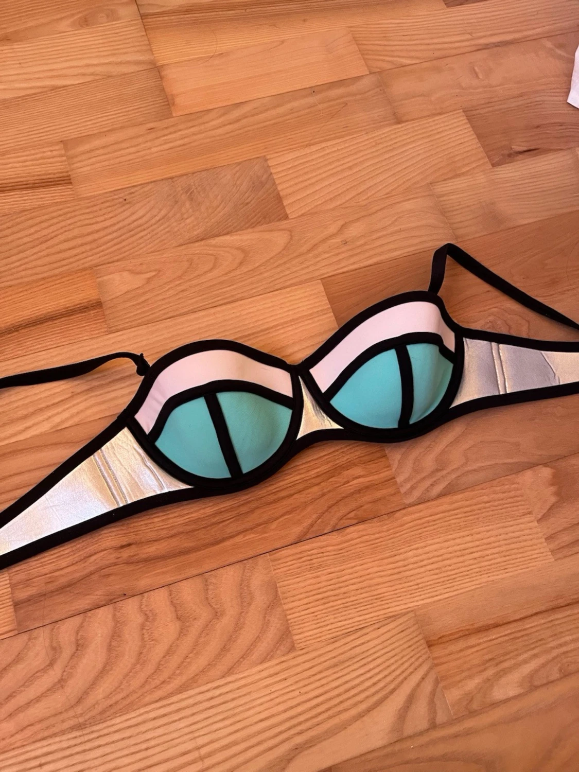 turkos triangl bikini top