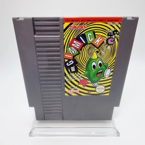 Mr.Gimmick till Nintendo •• NES SCN - Mr. Gimmick! till Nintendo NES. Detta är en reproduktion, alltså inte ett original från 90-talet.  Spelet fungerar bra och startar som det ska på NES. Perfekt för dig som vill spela klassikern utan att betala samlarpris för originalet.  Plattform: Nintendo NES Spel: Mr. Gimmick! Version: Reproduktion Det finns ingen repro med region koden SCN märkt! Skick: bra, testat och fungerande