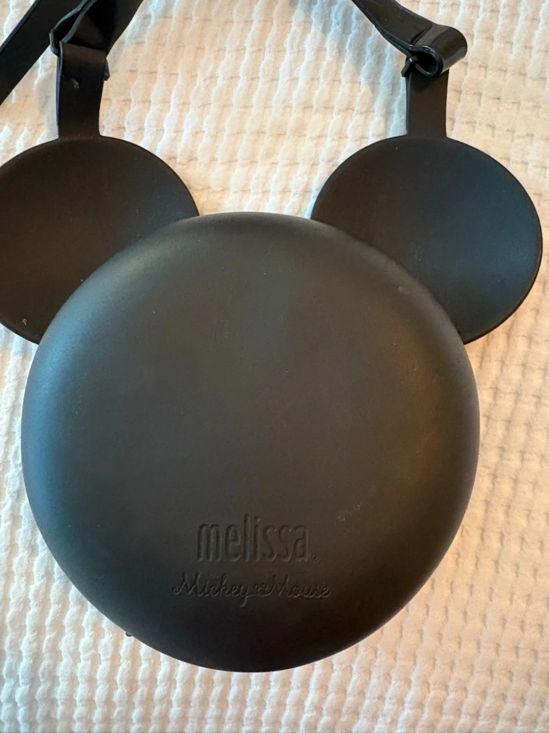 Svart handväska med musöron