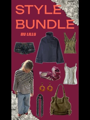 STYLE BUNDLE☀️ - ‼️KÖP EJ UTAN ATT KONTAKTA MIG‼️             Meddela mig dina storlekar på tröjor, byxor och skor samt mått (se sista bilden). Jag vill även att du skickar en Pinterest board som representerar dig och din stil bäst! Om du har specifika preferenser eller förfrågningar är det bara att skriva💕 Du kan förvänta dig en bundle med 7-10 varierande artiklar med t.ex. väskor, kläder, skor, smycken, håraccesoarer, kepsar osv. OBS, jag gör bara bundles till kvinnor för tillfället (ingen åldersgräns). 