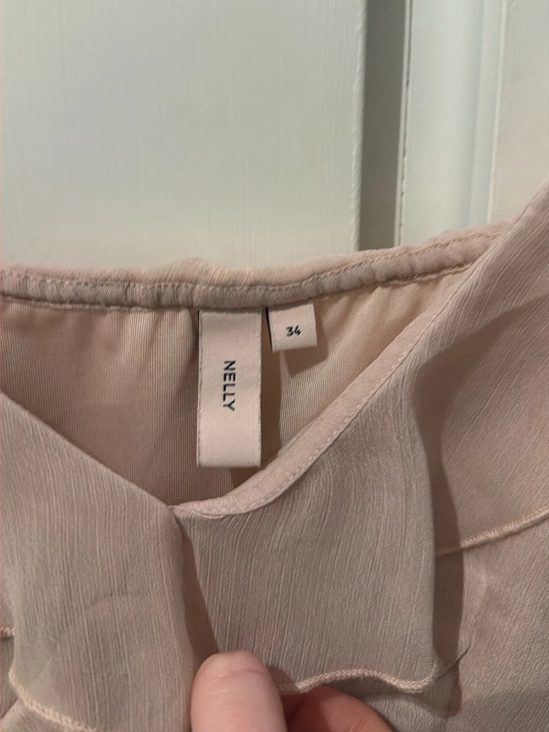 Ljusrosa volanglinne från Nelly - 1