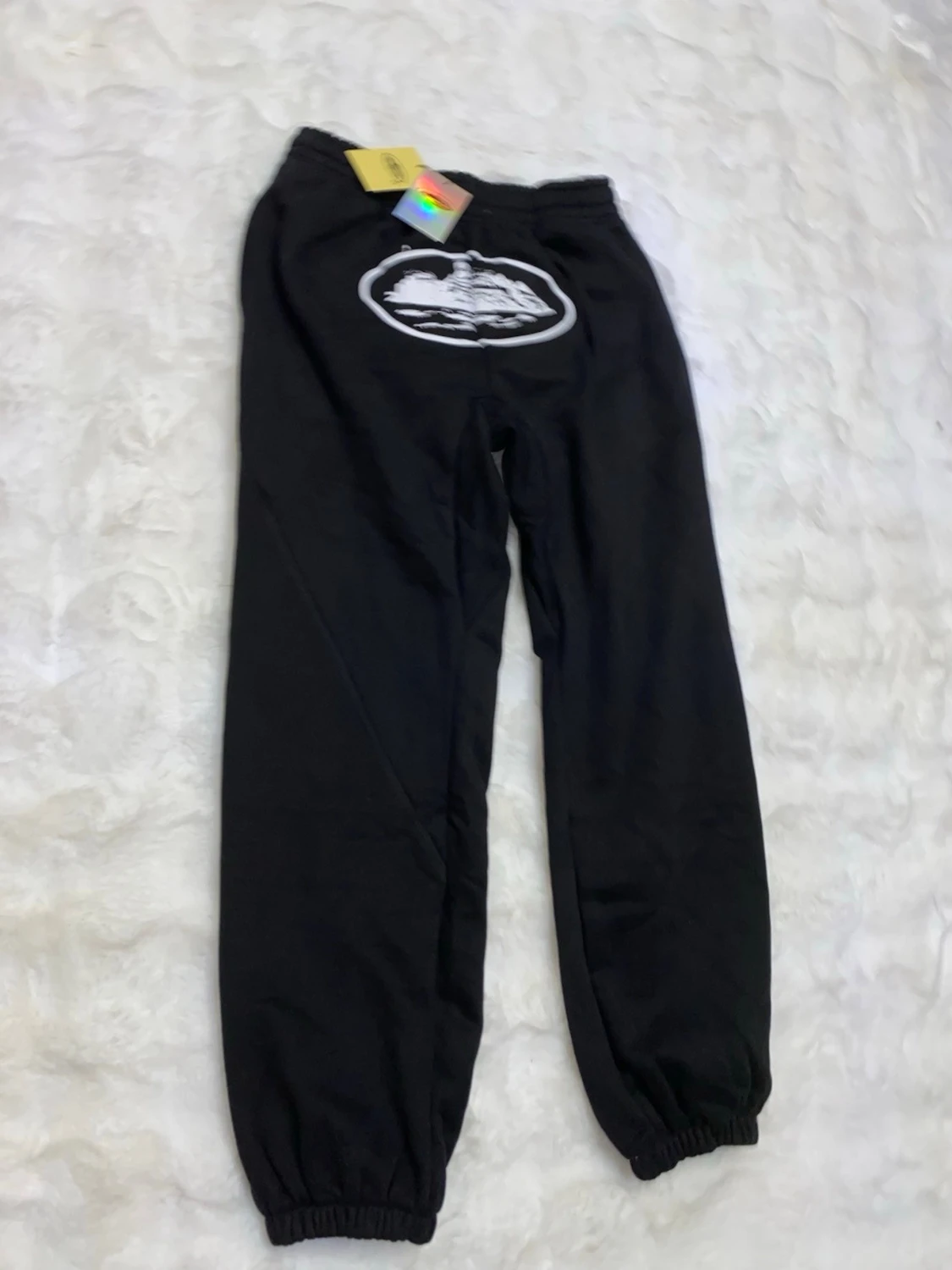 Svart hoodie och byxa set - 1