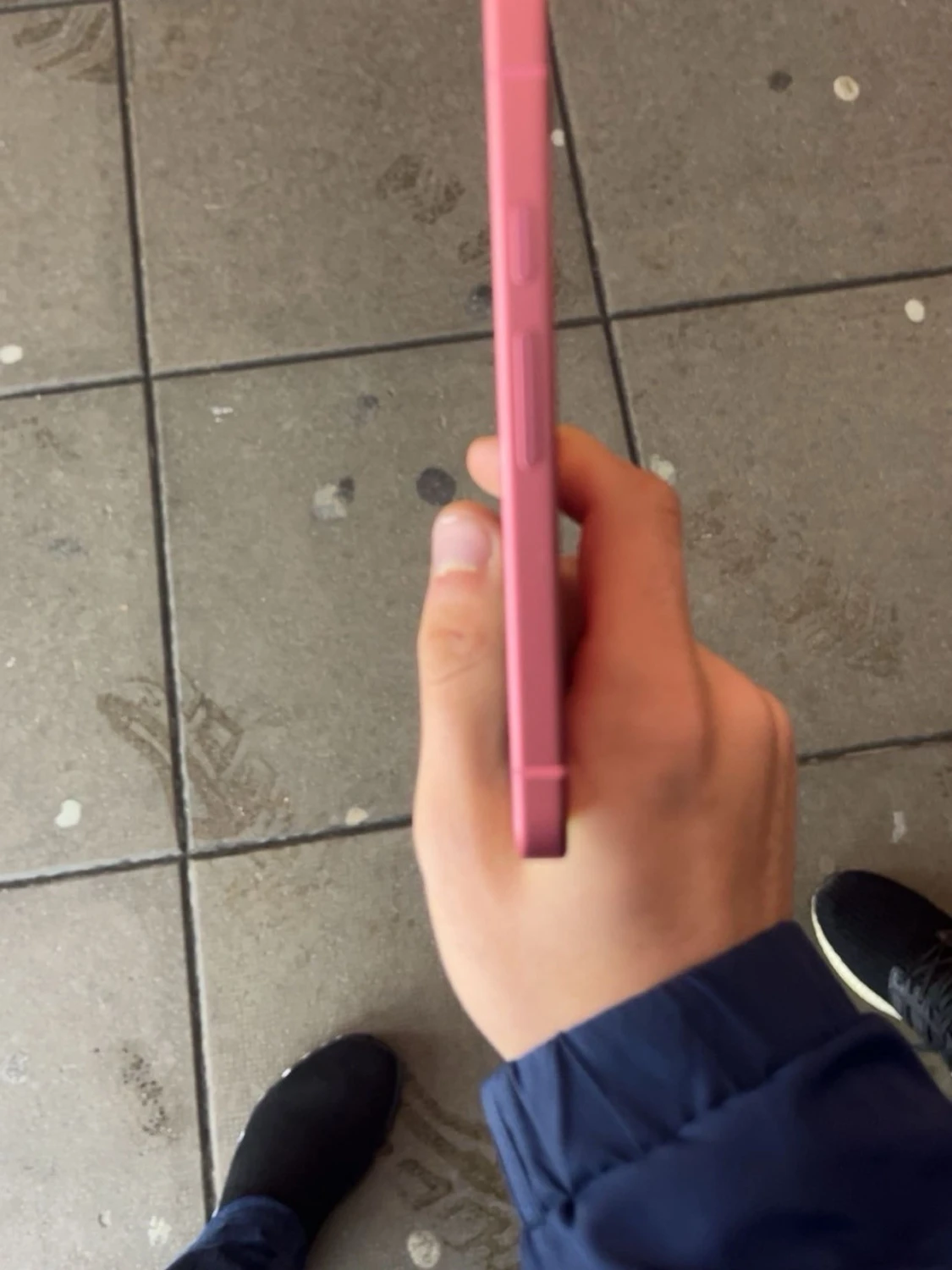 Google Pixel rosa mobiltelefon - 3