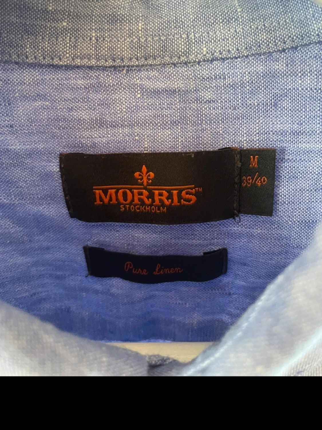 Ljuslila linneskjorta från Morris  - 1