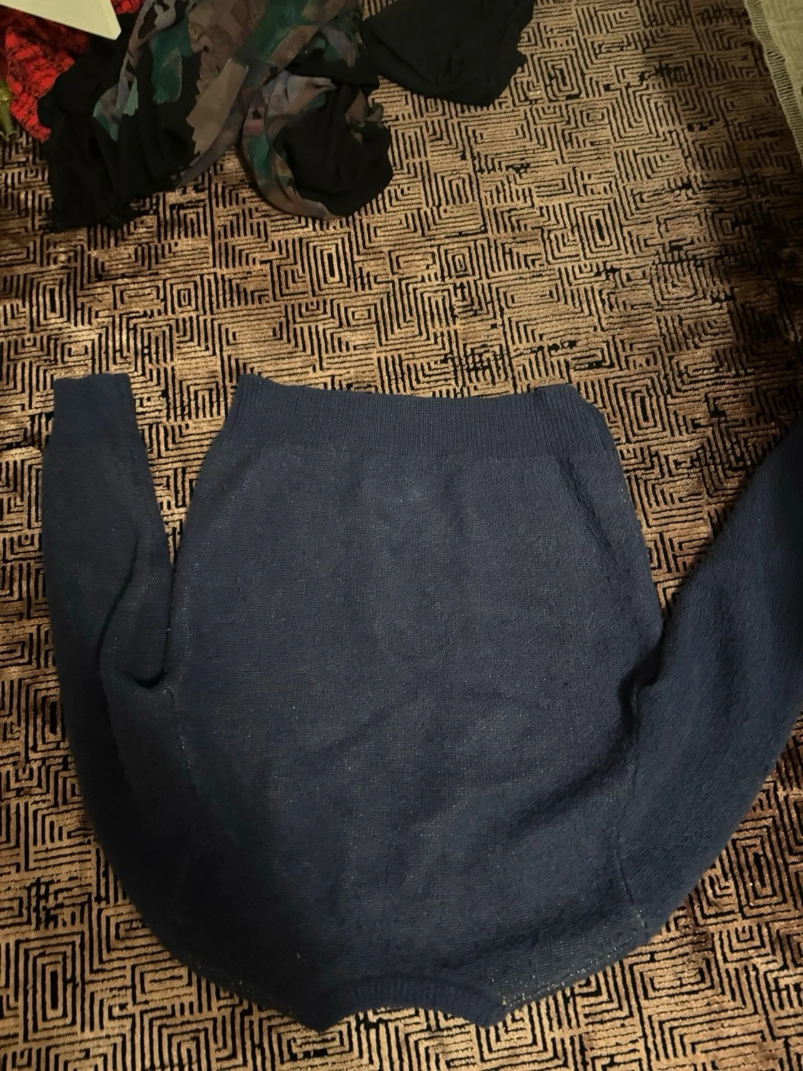 Mörkblå stickad tröja från corteiz - 3