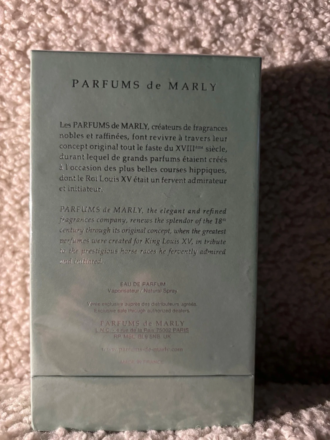 Parfums de Marly Greenley 125ml oöppnad  - 1