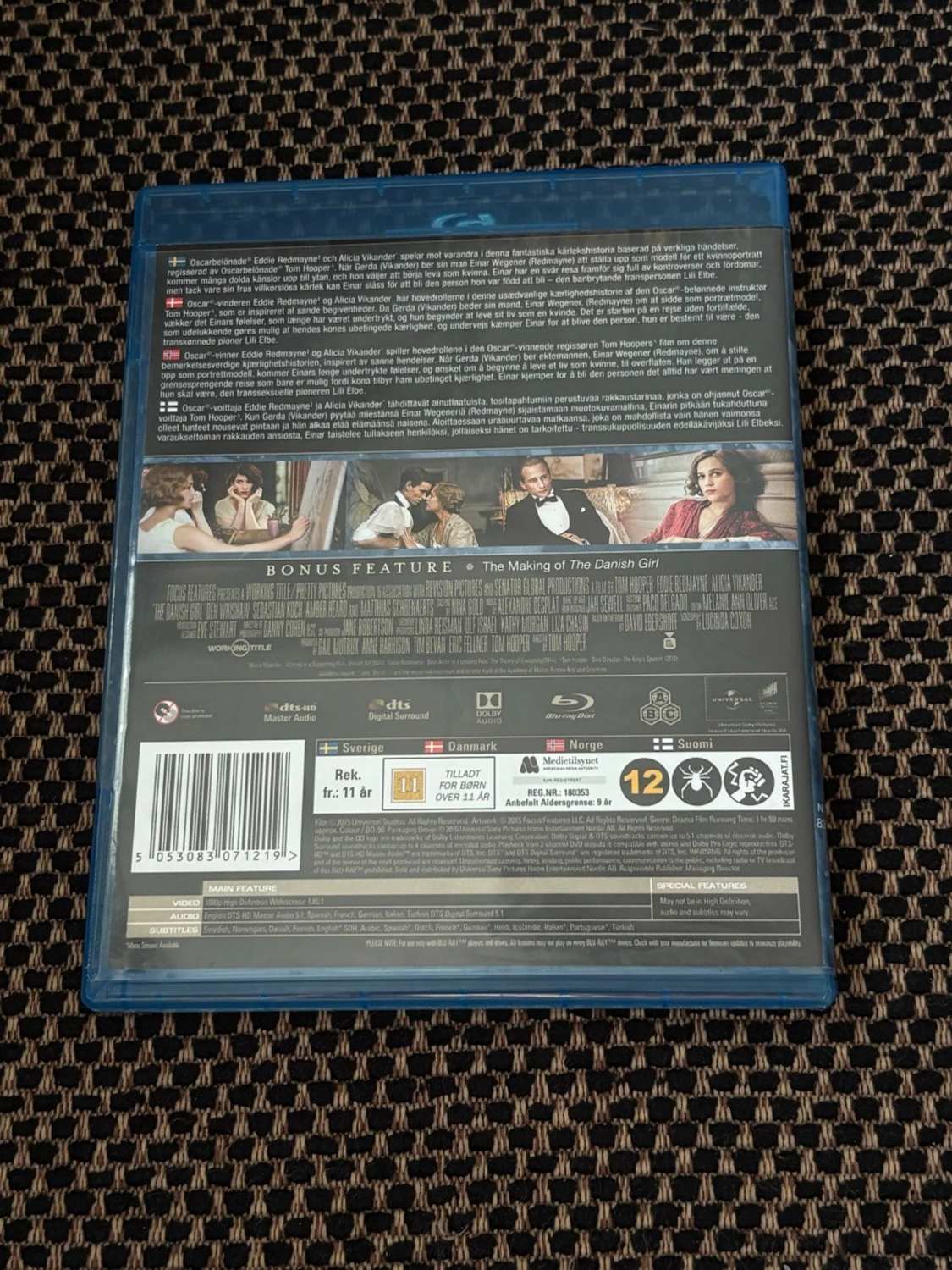 The Danish Girl Blu-ray - 1