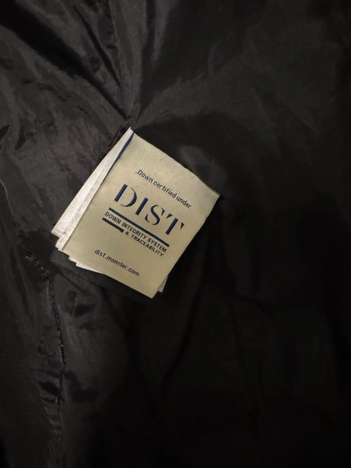 Svart lång dunjacka från Moncler - 5